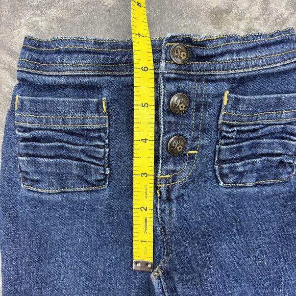 Pooh 100 Acre Collection Embroidered Blue Jeans Sz 2T Cotton Snap Button Fly - Picture 7 of 8